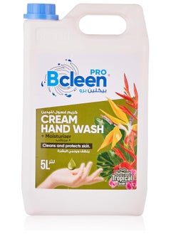Bcleen Bcleen Cream Handwash with Moisturizer Protects Your Hands from Germs Tropical Scent 5 Liter 