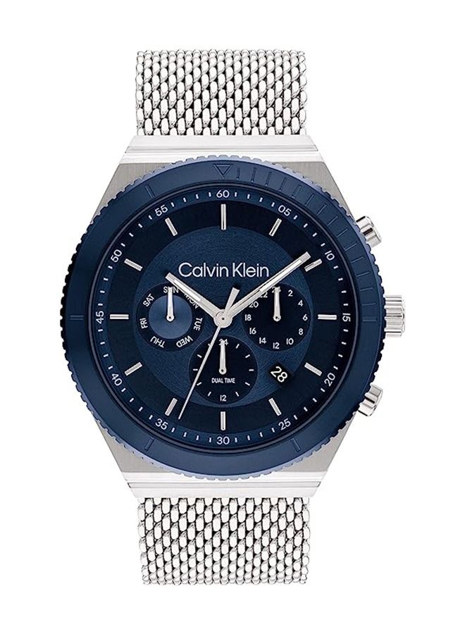 CALVIN KLEIN ساعة يد ستانلس ستيل بعقارب على شكل تونو للرجال 25200305 - 44.3 ملم - Image 1