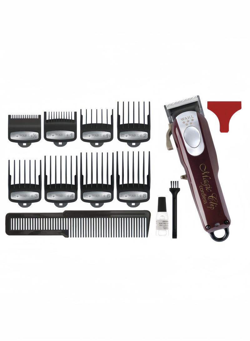 WAHL Magic Clip Cordless Maroon/Silver  - Image 3