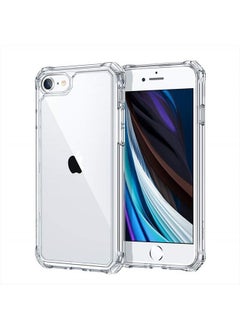Air Armor Case, Compatible with iPhone SE (2022) Case, iPhone SE (2020) and iPhone 8, Military-Grade Drop Protection, Shock-Absorbing Corners, Yellowing Resistant, for iPhone SE 3/2 Case, Clear