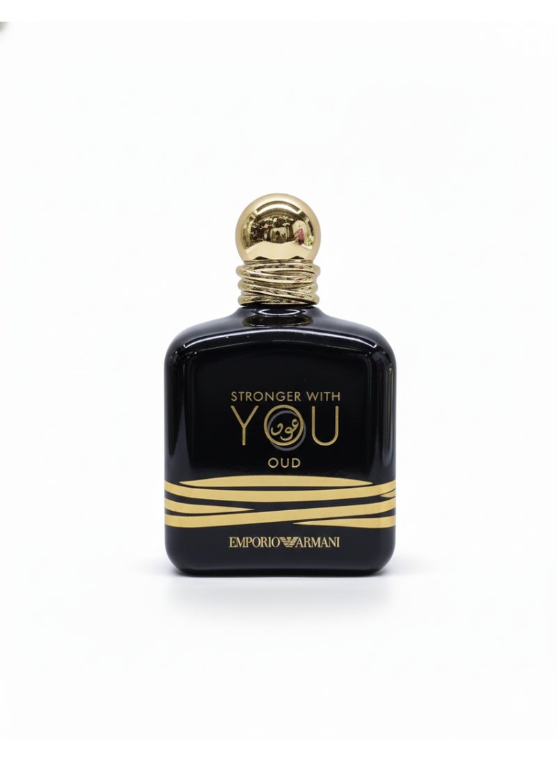 armani Stronger With You Oud EDP 100ml – Luxurious Intense Fragrance Gift Set - Image 1