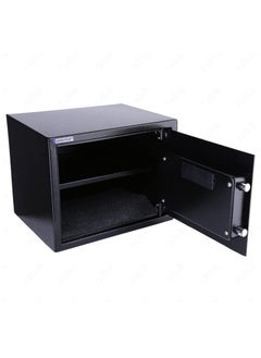 Rubik Large A4 Documents Size Safe Box for Home Office with Key and Pin Code Keypad for Cash Documents Jewelry Passports (30x38x30cm) Black  - Image 2