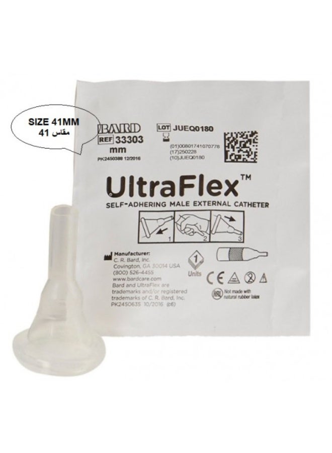 كوندوم ألترا فلكس ذاتي الالتصاق عبوة 30 حبة مقاس 41 مم