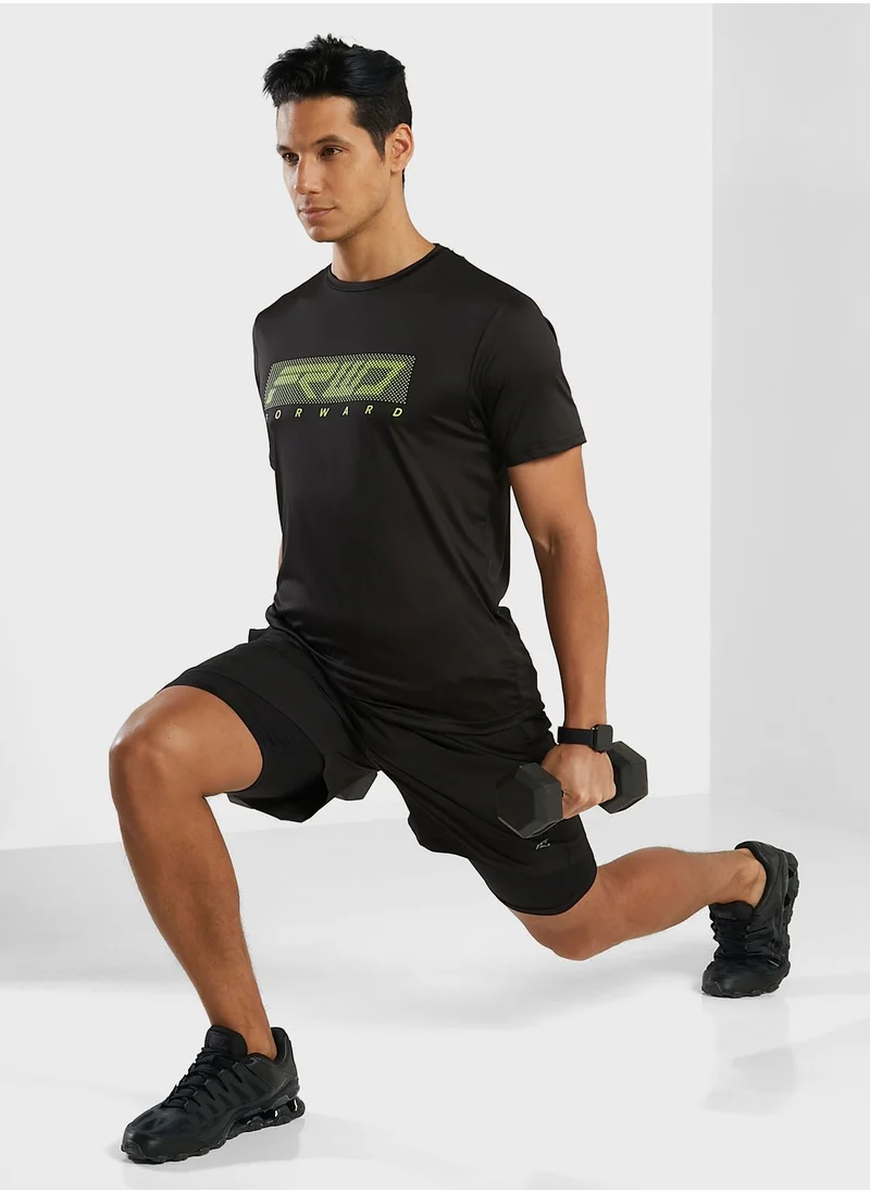 FRWD 2 In 1 Compression Training Shorts