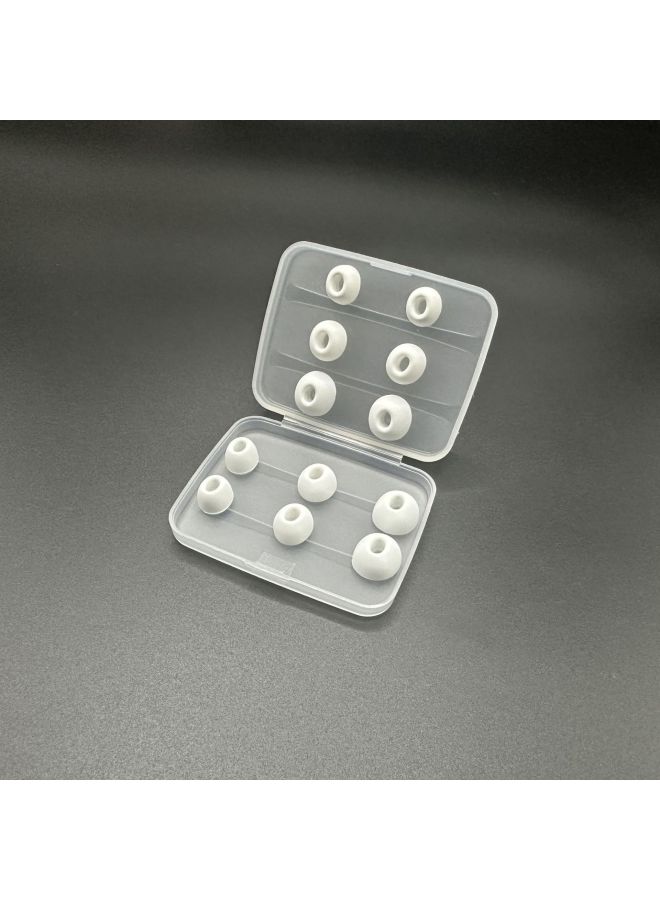 Suitable For Apple Airpods Pro Ear Cap 1 Generation 2 Generation Earphone Cover Silicone Cover Integrated Dust-proof Net Noise Reduction Earplugs-Specifications:Two Pairs Of Large, Medium And Small  - Image 1
