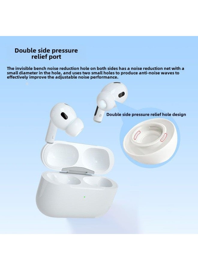Suitable For Apple Airpods Pro Ear Cap 1 Generation 2 Generation Earphone Cover Silicone Cover Integrated Dust-proof Net Noise Reduction Earplugs-Specifications:Two Pairs Of Large, Medium And Small  - Image 4