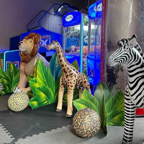 Fun Express Inflatable Jumbo African Safari Lion Party Decor and VBS Toys 1 Piece - Image 5