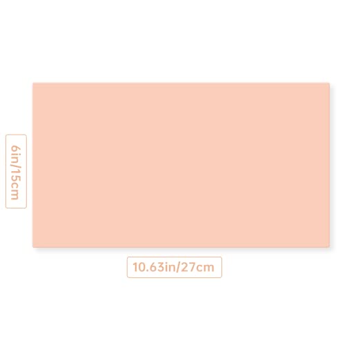 Benbilry Blank Tattoo Practice Skin, 10.7 x 6" 2MM Thick Double Sides Tattooing Eyebrow Practice Skin Large Size 5 Sheets for Beginners and Experienced Tattoo Artists - Image 3