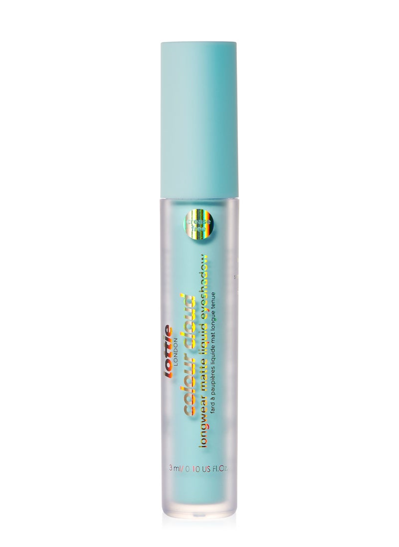 Lottie London Colour Cloud Sky Blue Liquid Eyeshadow  - Image 2