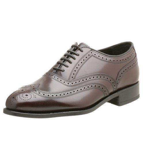 Florsheim Men's Lexington Wingtip Oxford, Burgundy,9 Wide - Image 5