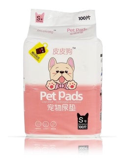 NNC PETS Pet toilet training pads, 5-Layer Leak-Proof Pee Pads for Small dogs, Tear-resistant and Odor controlled, 100Pcs Highly absorbent disposable Pee Pads for Indoor use, Comfortable pad, 45 cm (Blue)  - Image 1