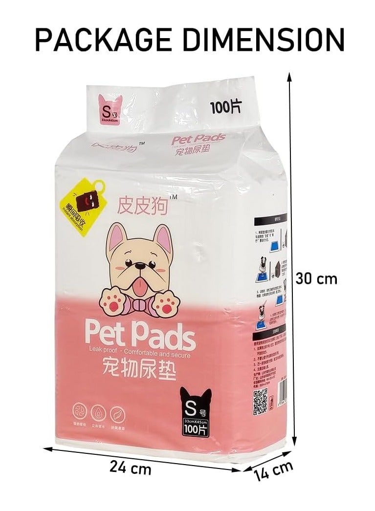 أن ان سي بيتس وسادات تدريب الحيوانات الأليفة على استخدام المرحاض، وسادات بول مانعة للتسرب من 5 طبقات للكلاب الصغيرة، مقاومة للتمزق والتحكم في الرائحة، 100 قطعة من وسادات التبول عالية الامتصاص للاستخدام الداخلي، وسادة مريحة، 45 سم (أزرق) - Image 2