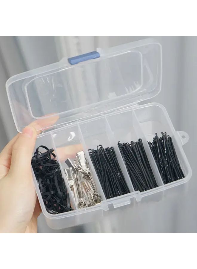2pcs Multi Functional Portable Medicine Packaging And Storage Box Hair Clip Organizer For Travel Home Dormitory Women Girls - Image 2