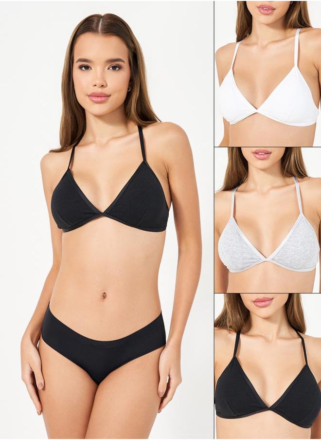 Pack of 3 - Non Padded Non Wired Solid Bralette - pzsku/ZD3D256B98212F75AB0CBZ/45/_/1738970318/abe63e09-faba-4458-b9b4-9dc2c44de0d8