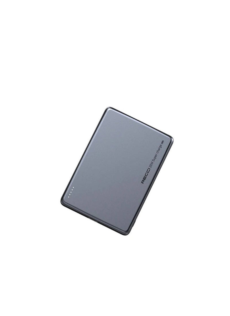 Recci RPB-W20 Portable Wireless Charging and PD Fast Charging Powerbank 15W 4900mAh