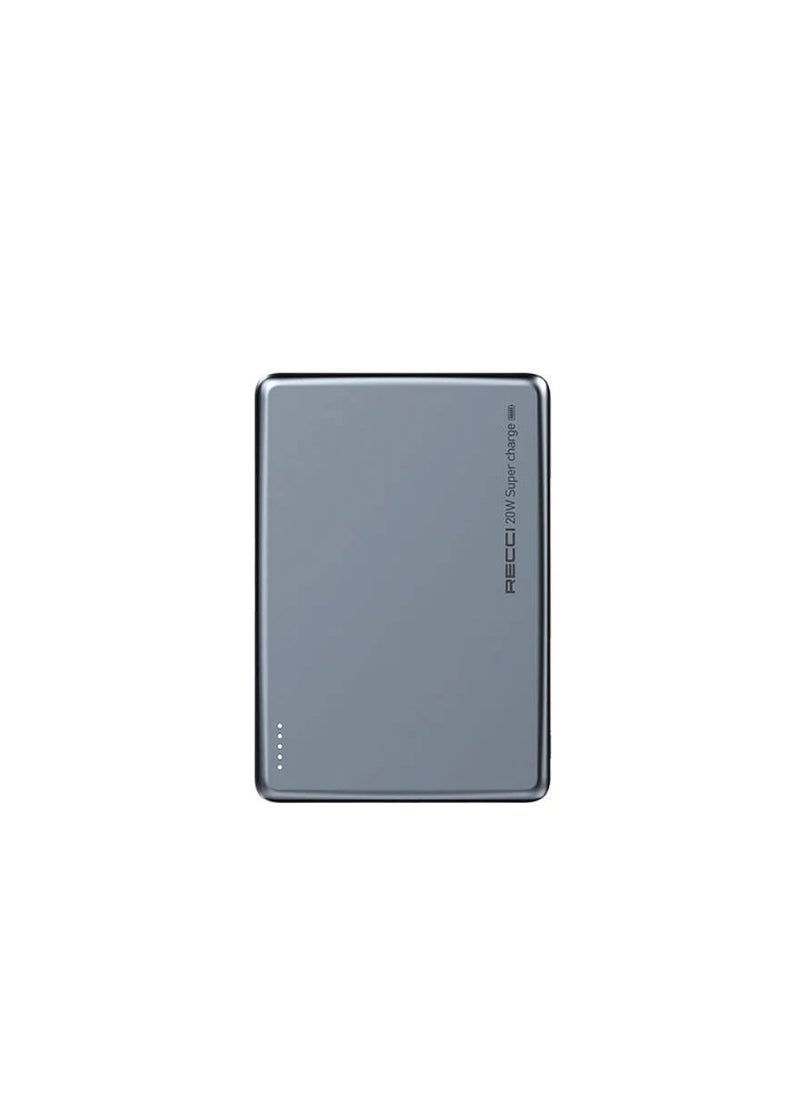 Recci RPB-W20 Portable Wireless Charging and PD Fast Charging Powerbank 15W 4900mAh