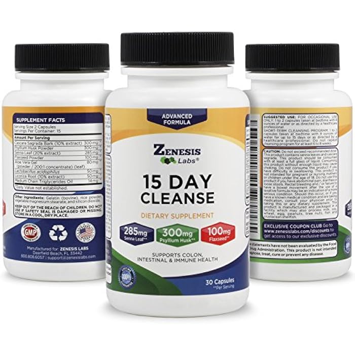 Zenesis Labs 15 Day Detox Cleanse - Natural, Gentle & Effective - Image 5