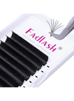 FADLASH Eyelash Extensions D Curl Easy Fan Lash Extensions 0.07 Mixed Tray 814Mm Volume Lashes Extensions (0.07D Mix 814Mm)  - Image 1