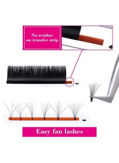 FADLASH Eyelash Extensions D Curl Easy Fan Lash Extensions 0.07 Mixed Tray 814Mm Volume Lashes Extensions (0.07D Mix 814Mm)  - Image 5