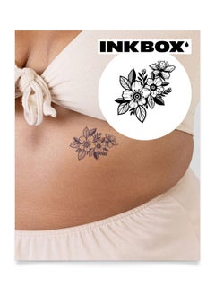 inkbox Inkbox Temporary Tattoos, Semi-Permanent Tattoo, One Premium Easy Long Lasting, Water-Resistant Temp Tattoo with For Now Ink - Lasts 1-2 Weeks, Contrast, 3 x 3 in 