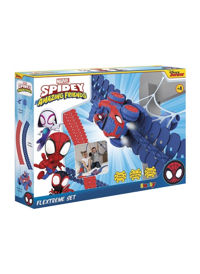 MARVEL Spidey & His Amazing Friends Flextreme Racing Track Set (187 Pieces) - Image 1