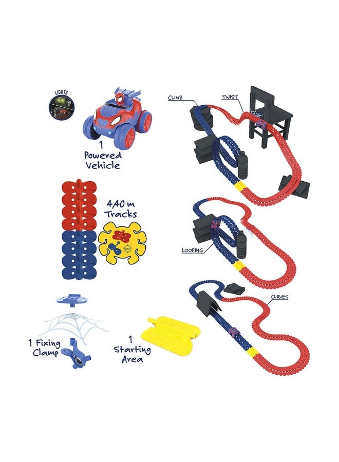 MARVEL Spidey & His Amazing Friends Flextreme Racing Track Set (187 Pieces) - Image 2