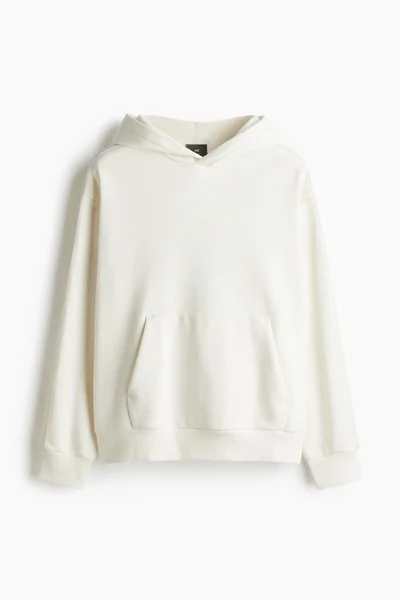 H&M Loose Fit Hoodie With Sidestripes