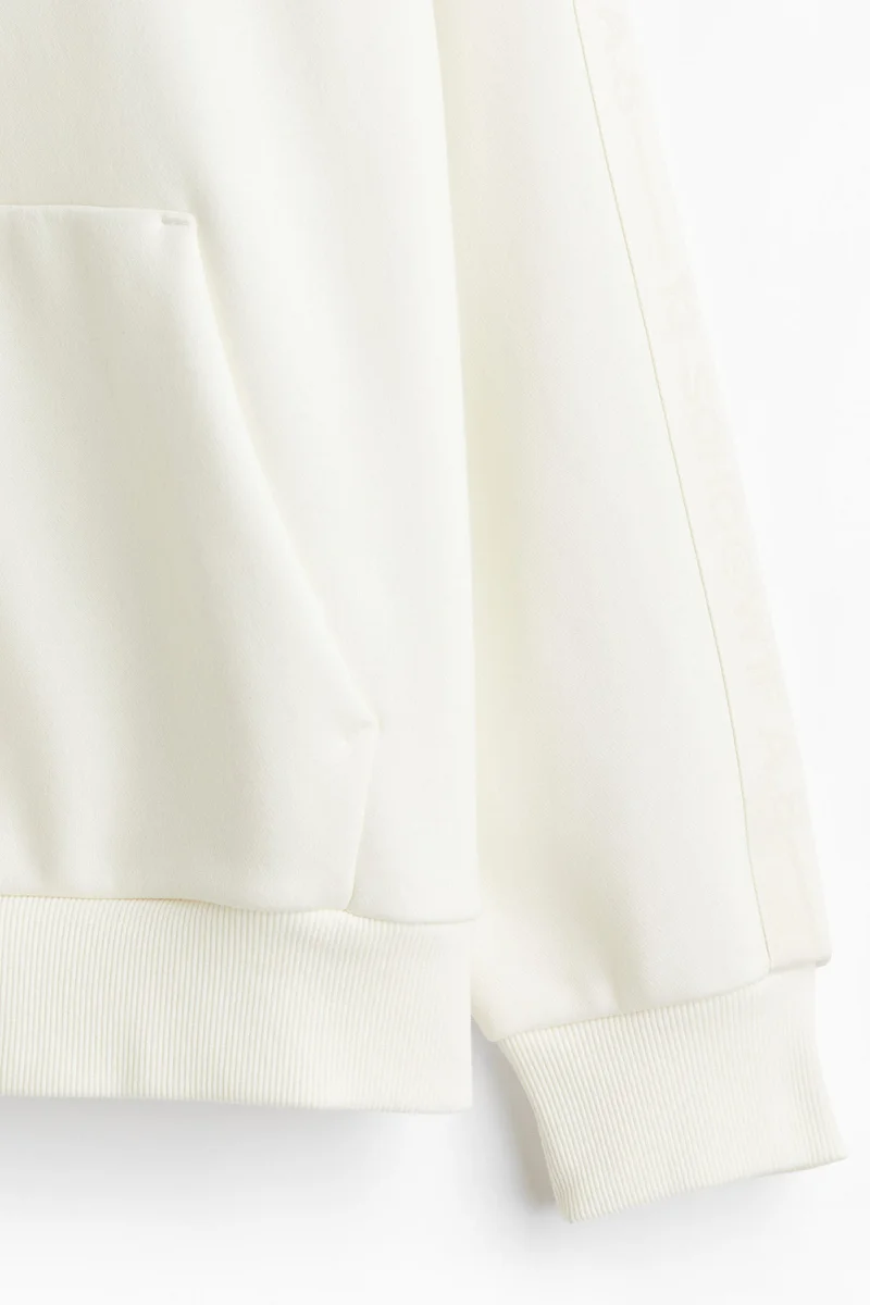 H&M Loose Fit Hoodie With Sidestripes