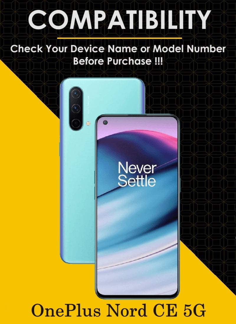 AINA حماية شاشة زجاجية مقساة 5D مصممة لهاتف OnePlus Nord CE 5G تغطية كاملة من الحافة إلى الحافة ولصق كامل خالي من الفقاعات - Image 3