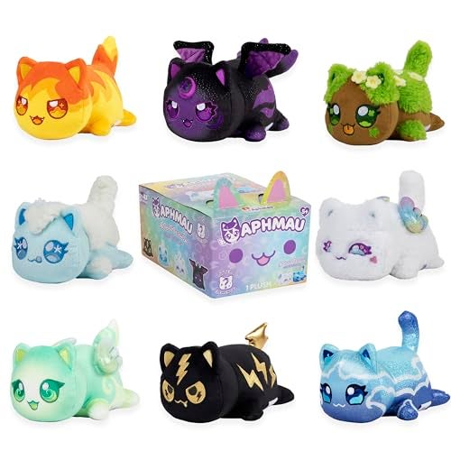 Aphmau 6 MeeMeow Mystery Plush Series 8 YouTube Minecraft Gaming Channel Blind Box 1 of 8 Possible Fun Elemental MeeMeows Inspired By Minecraft Official Merch - Image 1