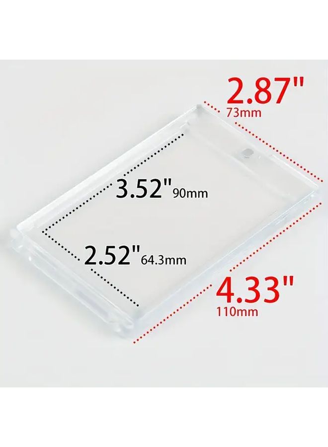 30 Packs 35pt Magnetic Trading Sports Card Holders One Touch UV Protection - Image 2