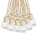 Reswish ESEWALAS 20 Pcs Car Air Fresheners Hanging Diffuser Empty Glass Perfume Bottles Aromatherapy Fragrance Perfume Pendant Glass Vials for Car Decor - Image 2