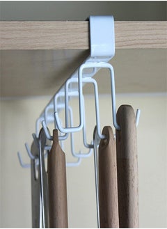 joyzzz Double Row Multi-Functional Hook Rack Suitable for Kitchen Utensils, Cabinets, Wardrobe Storage Racks, Coffee Cups, Etc.  - Image 5