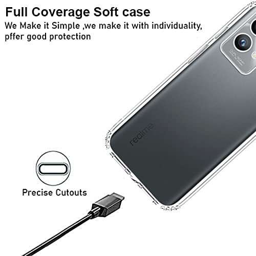VIDO Transparent Back Case Cover for Realme GT2 Pro (Soft & Flexible & Camera Protection Back Case) - Image 3