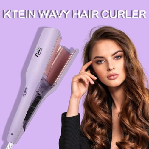 Ktein Wave Hair Curling Iron | 2-Barrel Ionic Wavy Hair Curler,Multicolor - Image 2