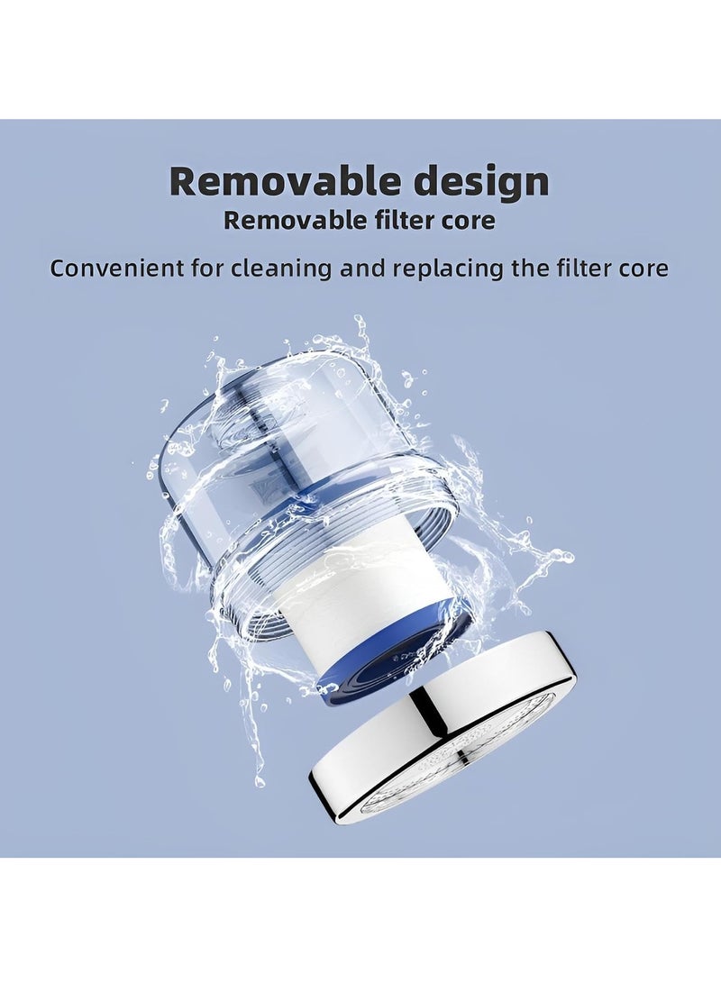 cyleto Water Filter for Sink Faucet – 360° Rotating Faucet Water Filter with 3 Replaceable Filters & Durable Design for Kitchen & Bathroom Sinks - Image 5