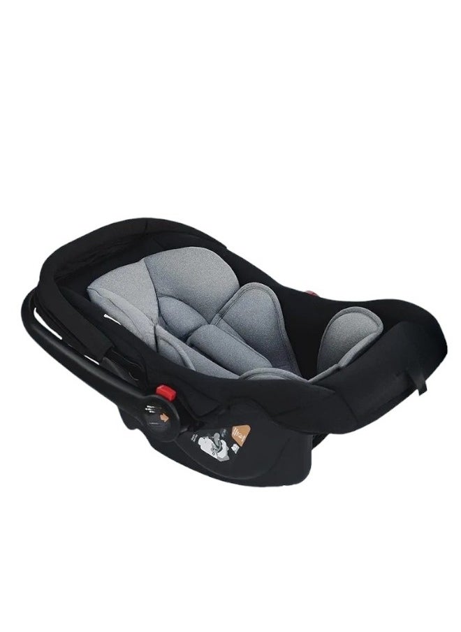 molody Portable Baby Car Seat Cushion Soft Material Three point Harness Ergonomic Design With Holder  - Image 3