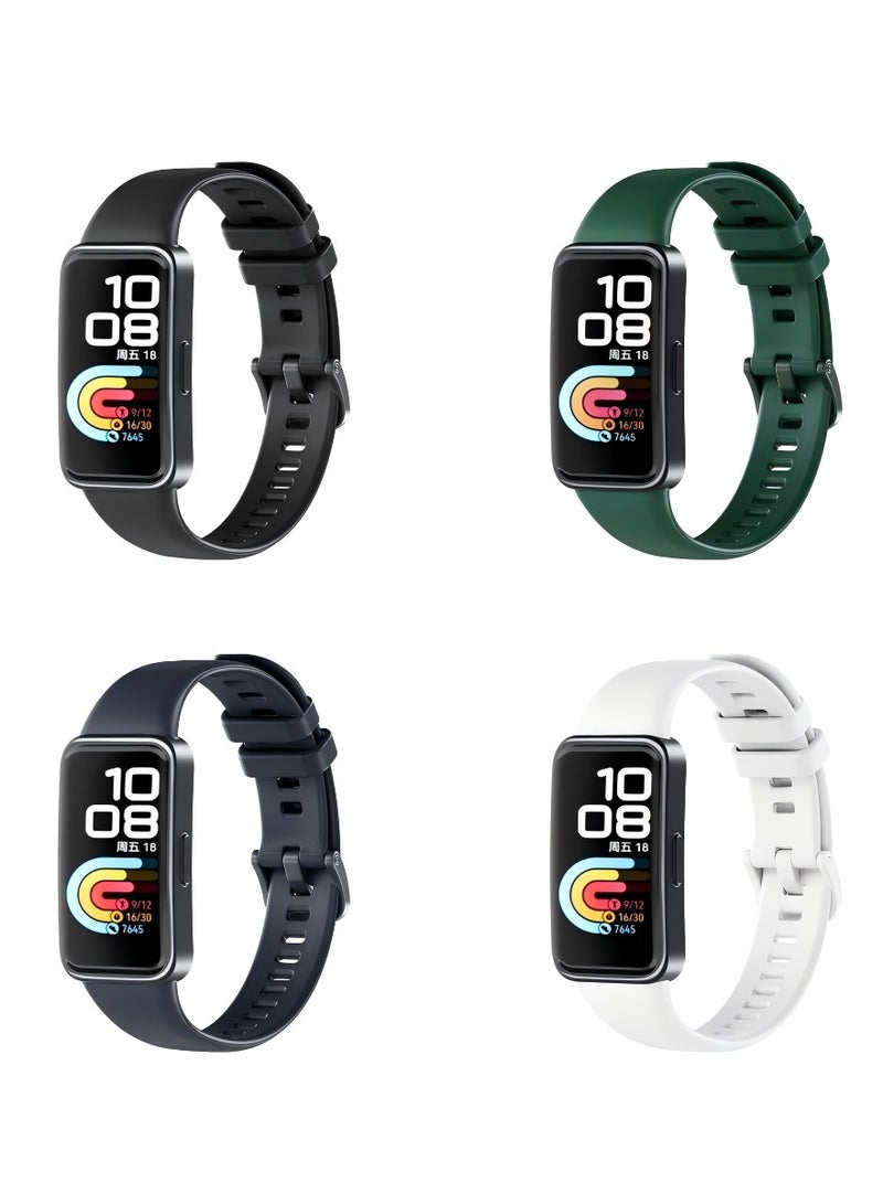 DTBG Soft Silicone Watch Straps, Suitable for Huawei Band 8, Band 9, Band 10 , Waterproof, Breathable and Adjustable Sports Watch Straps  - Image 4