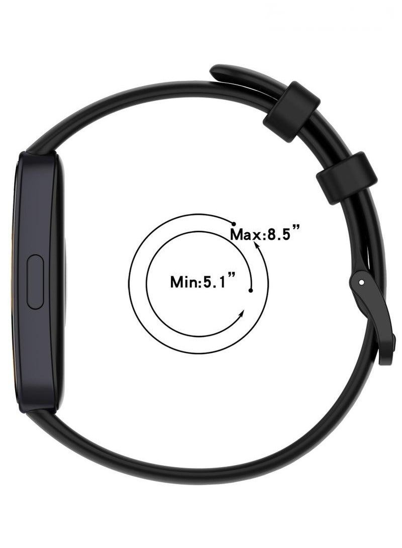 DTBG Soft Silicone Watch Straps, Suitable for Huawei Band 8, Band 9, Band 10 , Waterproof, Breathable and Adjustable Sports Watch Straps  - Image 5