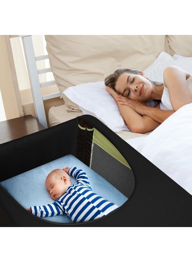 Dofilachy Blackout Cover for Pack N Play - Crib Blackout Cover Tent - Canopy Cover - Breathable Travel Crib Tent - Portable Stretchy Blackout Tent(Pocket) - Image 4