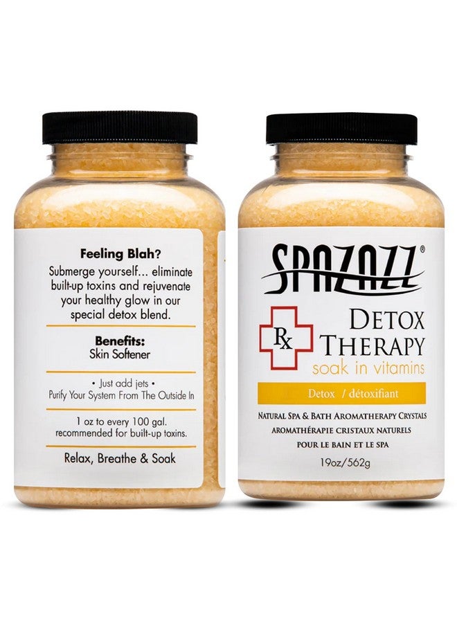Spazazz SPZ-604 RX Therapy Crystals Container Bath Minerals, 19-Ounce, Detox Therapy - Image 2