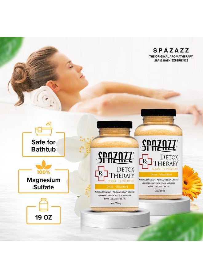 Spazazz SPZ-604 RX Therapy Crystals Container Bath Minerals, 19-Ounce, Detox Therapy - Image 5