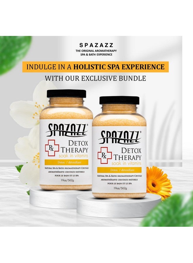 Spazazz SPZ-604 RX Therapy Crystals Container Bath Minerals, 19-Ounce, Detox Therapy - Image 4
