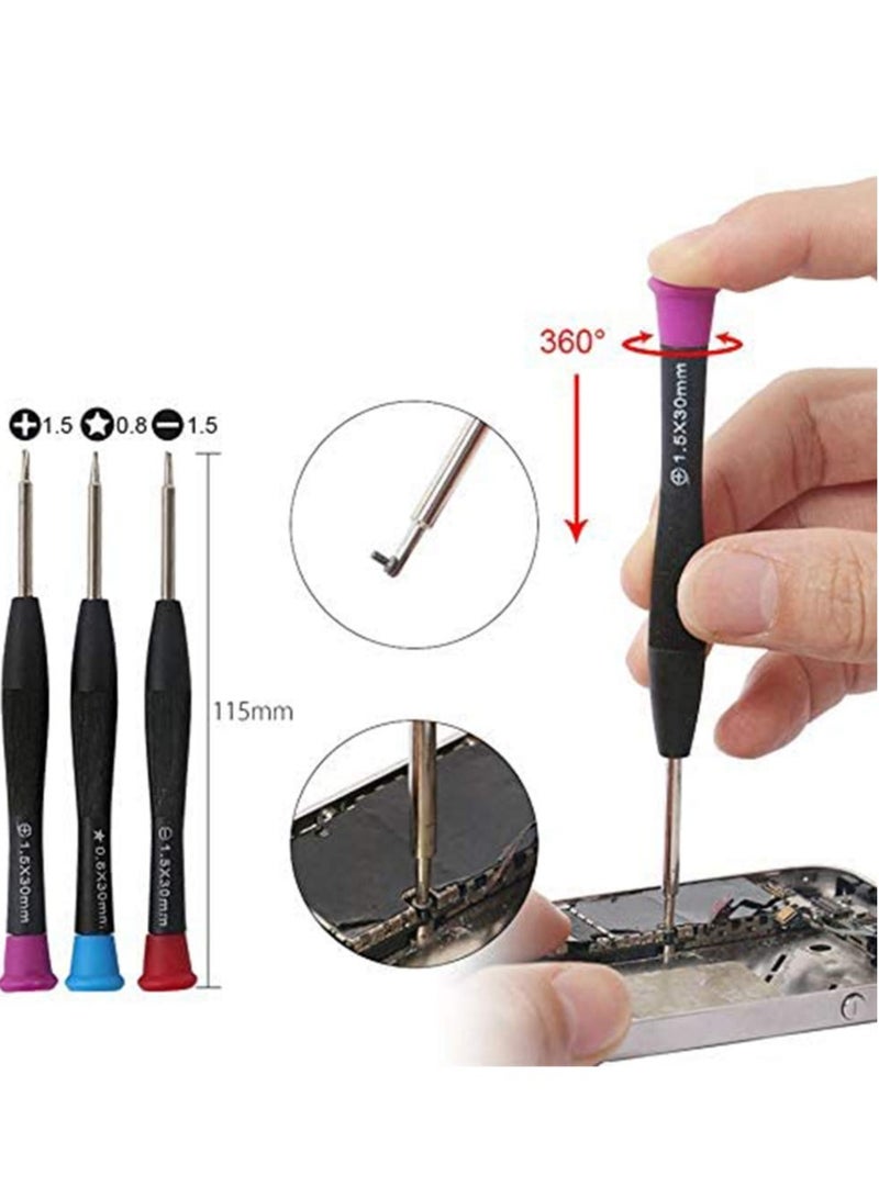 erorex 21 in 1 Mobile Phone Repair Tools Kit Spudger Pry Opening Tool Screwdriver Set Hand Tools Set  - Image 2