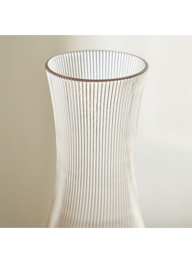 هوم بوكس فازة زجاجية شفافة مضلعة أتلانتا - ١١ × ٣٠ سم - Image 3