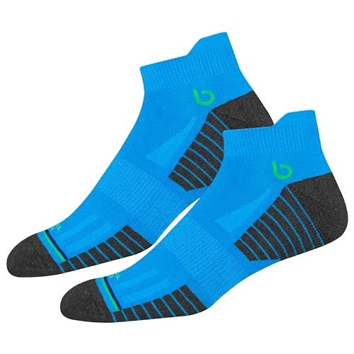 BAMBOS Bamboo Fibre Bamboo Ankle Length Socks For Men Anti-Microbial Ultra Soft Padded Ankle Socks, Pack Of 3 Multicoloured - Image 4