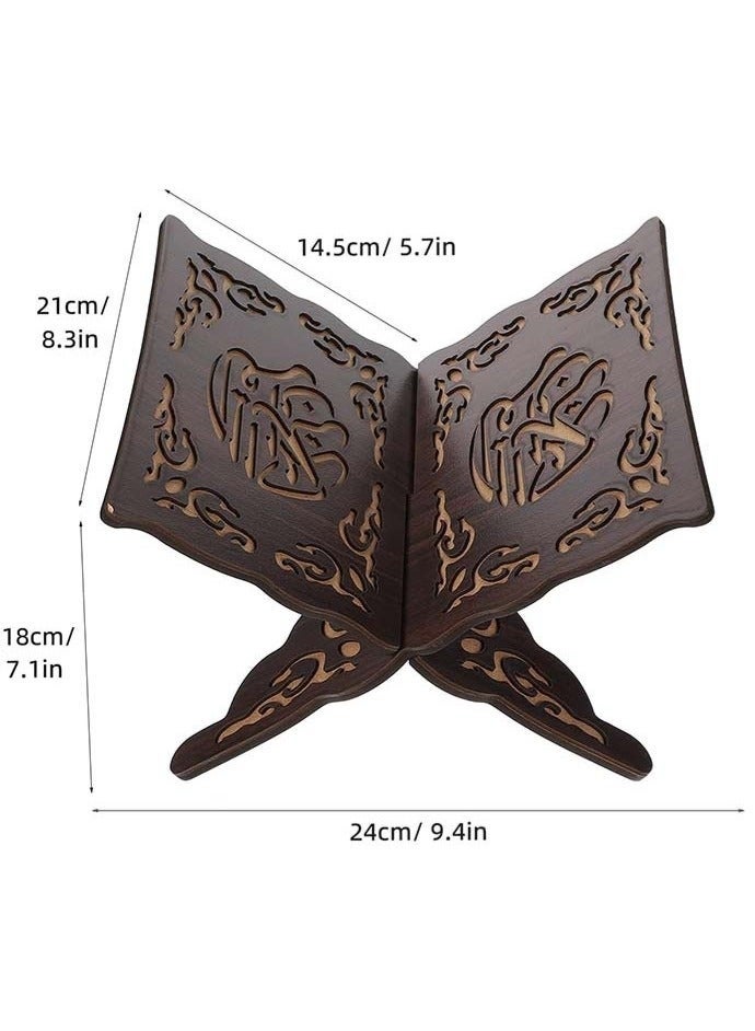 حامل قرآن، منصة قرآن، خزانة قرآن، حامل كتب الصلاة، رف قراءة رمضان، مبارك، زينة حفلة مسلم، حامل كتب - Image 5