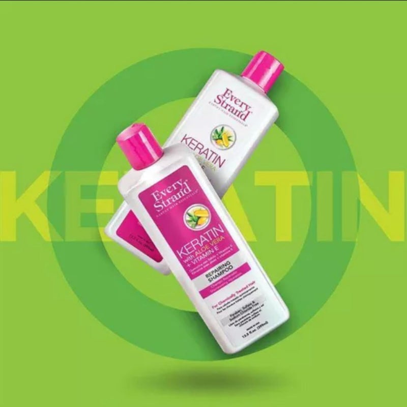 Every Strand شامبو إصلاح الكيراتين إيفري ستراند، 13.5 أونصة سائلة، 13.5 أونصة - Image 3