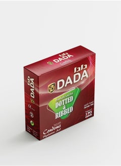 Dada DADA DOTTED & RIBBED CONDOMS 3'S 