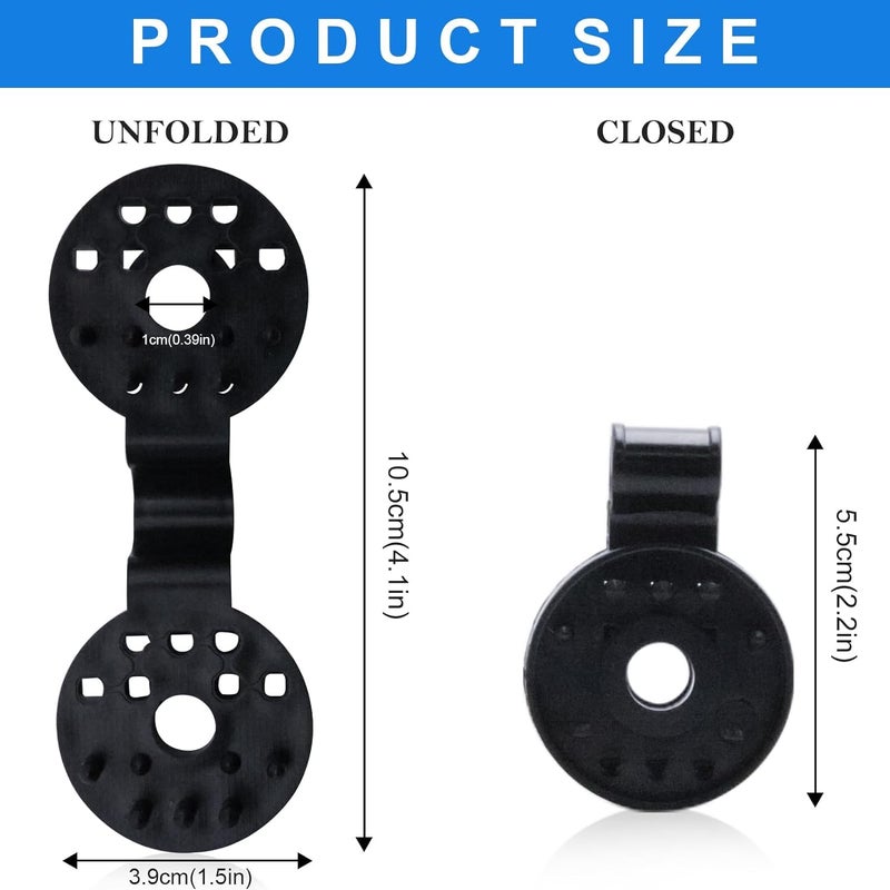 HAPYSA Shade Cloth Heavy Duty Lock GripPlastic Universal Clip for Fixing SunshadeShade Cloth Plastic Clips GreenhouseShade Net Cover for Gardening and Agriculture PSC 50 - Image 2